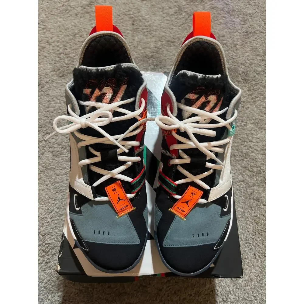 Size 10 - Air Jordan FACETASM x Jordan Why Not Zer0.4 Premium PF Smokey Blue